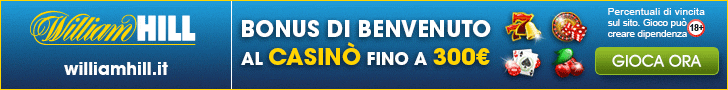 Williamhill Casino Online con licenza Italiana aams